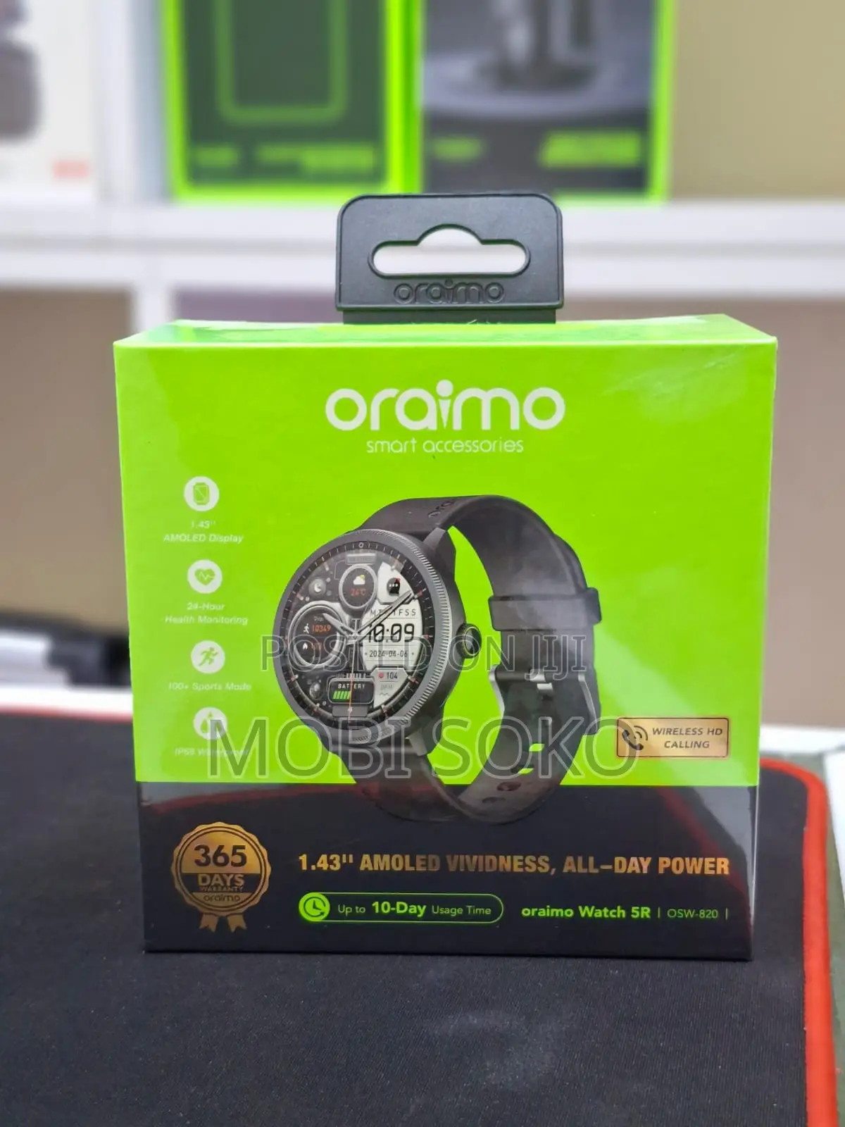 Oraimo Watch 5r Amoled Display Smartwatch
