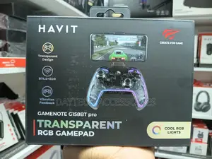 Havit Gamenote G158bt Pro Transparent RGB Mobile Gamepad.