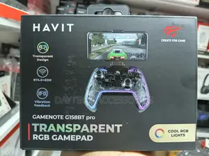Havit G158bt Pro Transparent RGB Bluetooth Smartphones Gamepad.