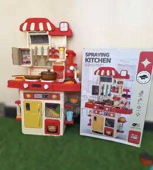 48-Piece Spraying Kitchen Kids' Play Set,