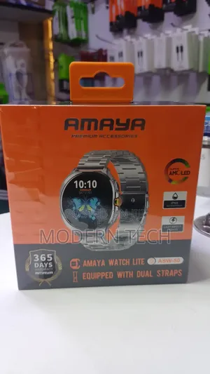 Amaya Asw‐50 Touchscreen Smart Watch – Health, Steps Alerts