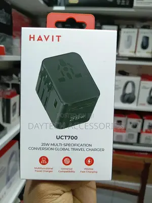 Havit 25w Uct700 Multi Conversion Global Travel Charger.