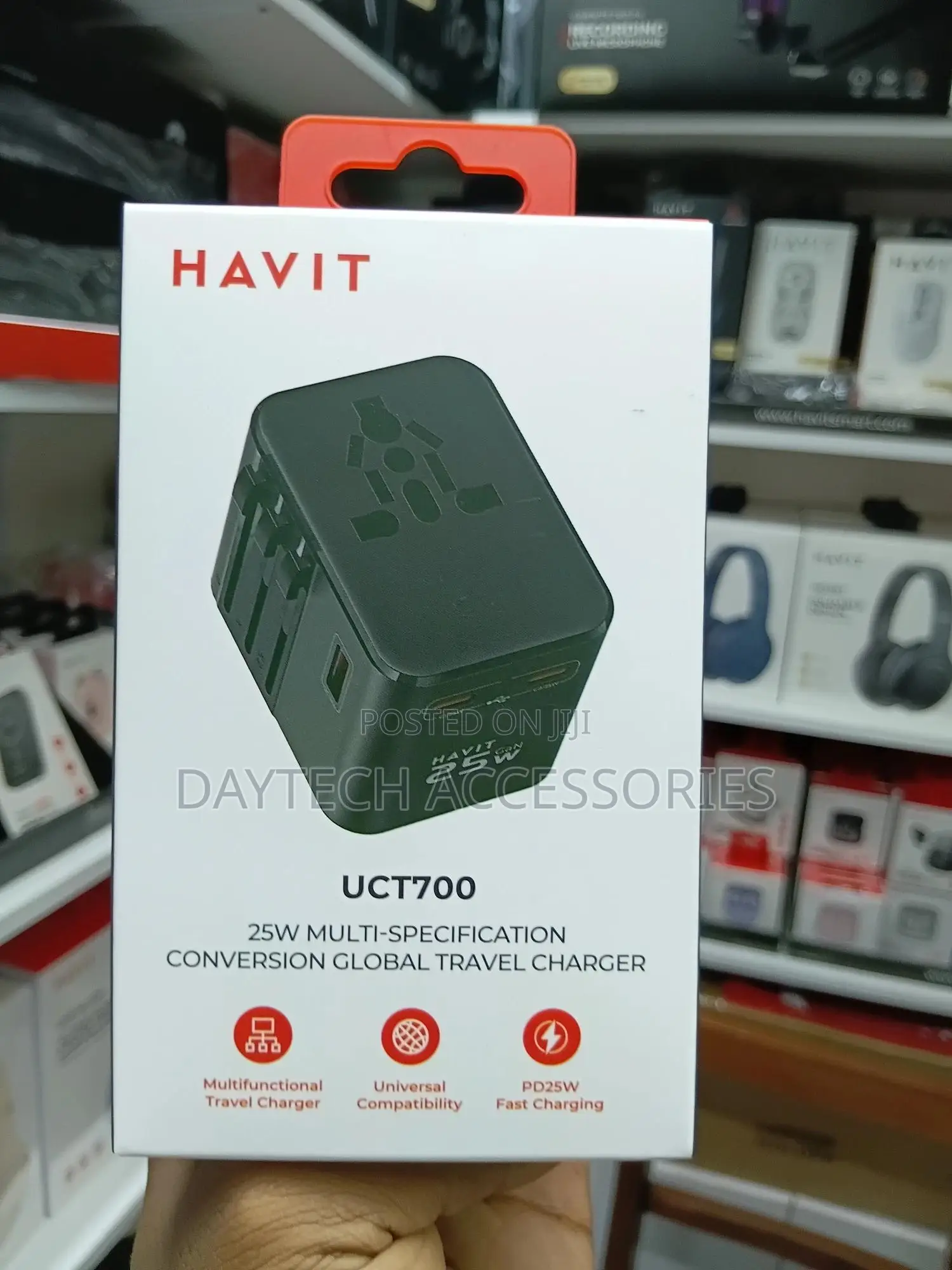Havit 25w Uct700 Multi Conversion Global Travel Charger.