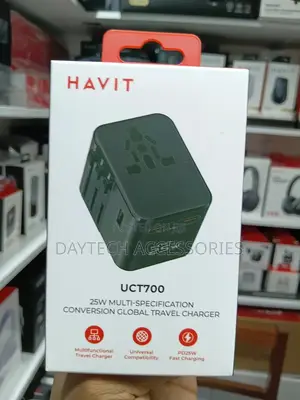 Havit Universal World Wide Travel Charger Adapter Plug - 25w