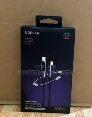 Ugreen Uno Robot Usb-C to Usb-C 100w Fast Charging 5a Cable 3m – L509