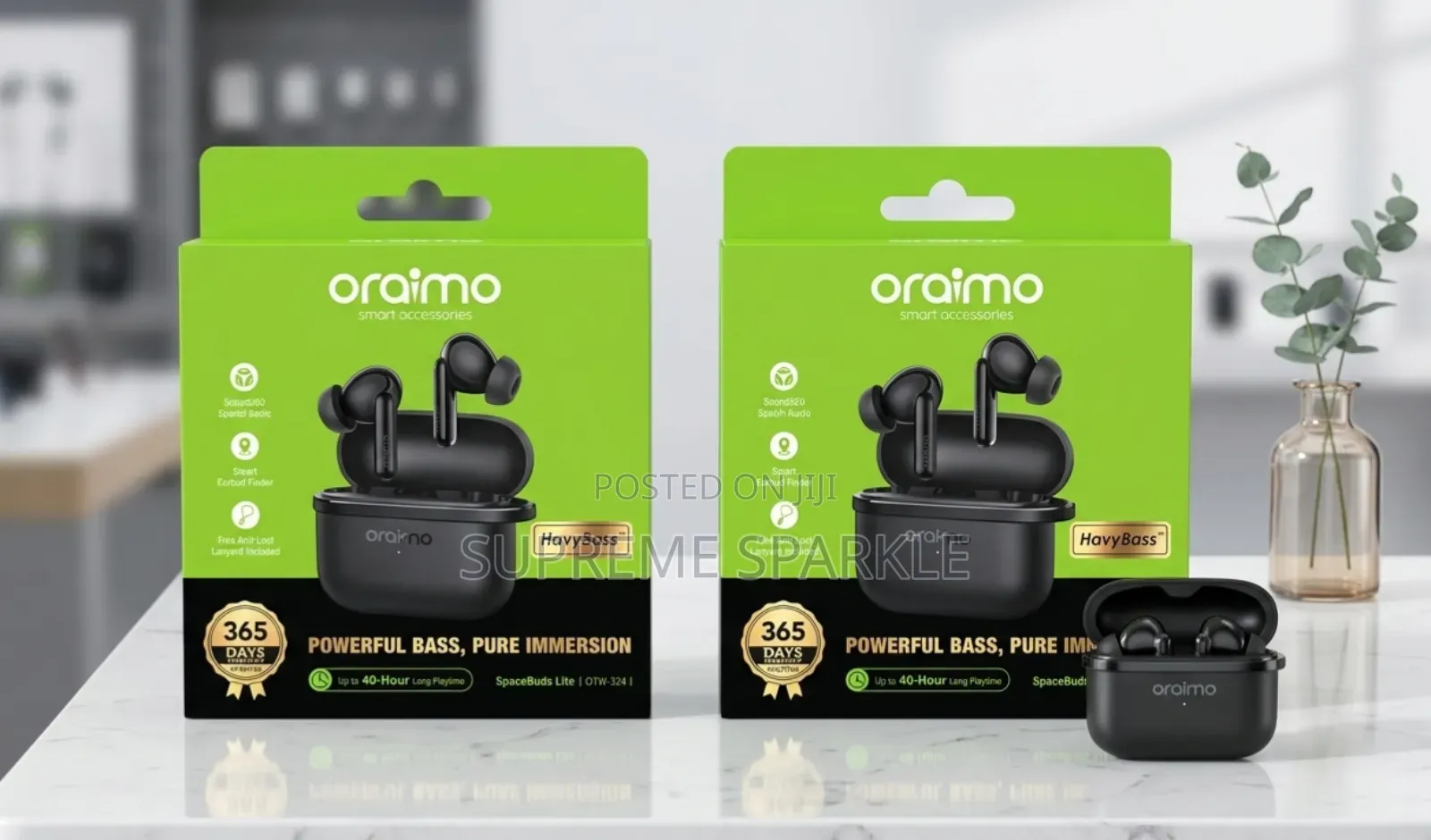 Oraimo Spacebuds Lite (Model Otw-324) Wireless Earbuds.