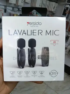 This Is a Yesido Wireless Lavalier Microphone System,