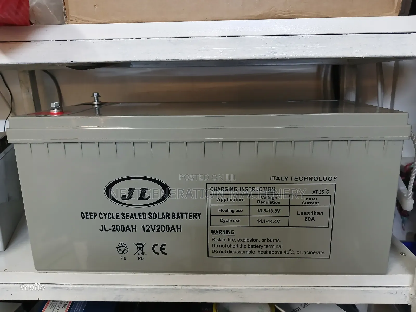 Jl Deep Cycle Sealed Solar Battery