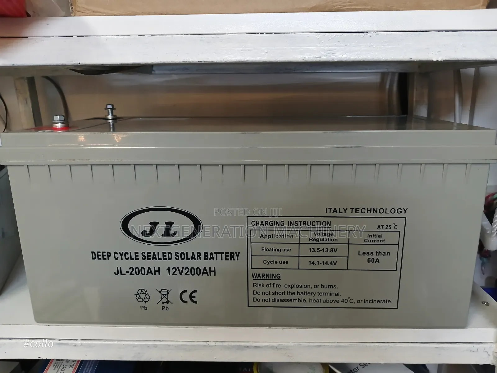 Jl Deep Cycle Sealed Solar Battery
