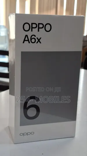 New Oppo A6x 256 GB Black