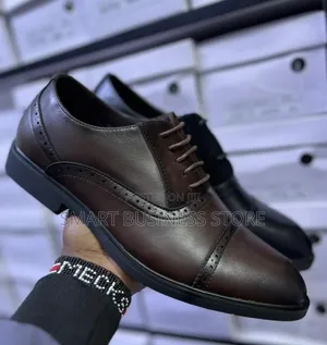 Brown Leather Official Shoes Sizes 40-45