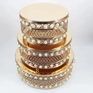 3pcs Iron Top Cake Stand Size: 25/30/35cm E.H