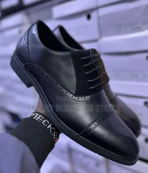 Black Leather Official Shoes for Men Sizes 40-45