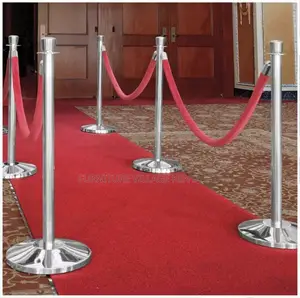 Gold Crowd Control Barrier Set of Six Pieces