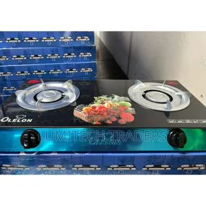 Olelon 2-Burner Glass Top Cooker With Auto Ignition