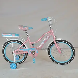 High-Grade Pink Swing Bicycle for Kids Aged 5-7