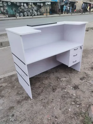 White L-Shaped Desk