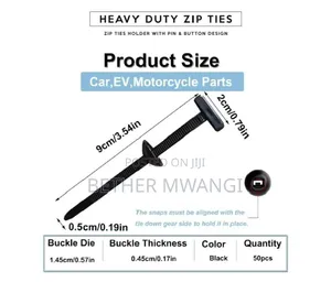 Heavy Duty Zip Ties (200pc Pack) in Kenya