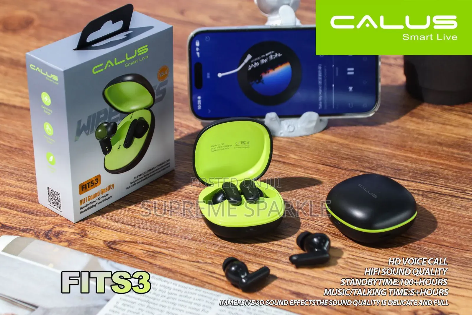 Calus Fits3 Wireless Earbuds.