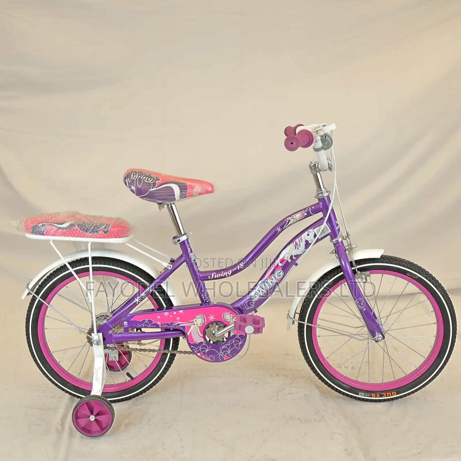Durable Size 18 Girls Purple Bicycle 5-7 Yrs