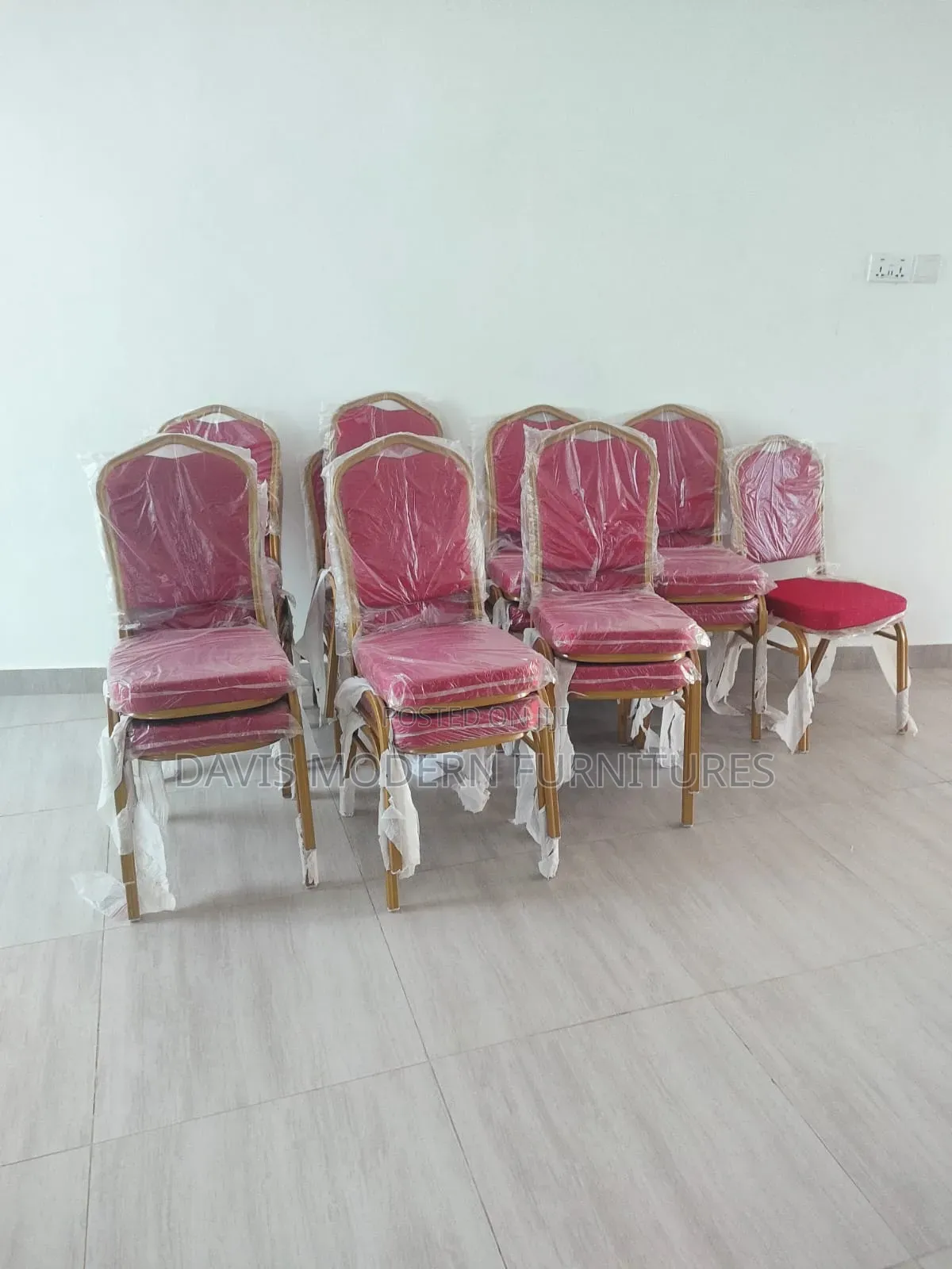 Six Upholstered Dining Chairs