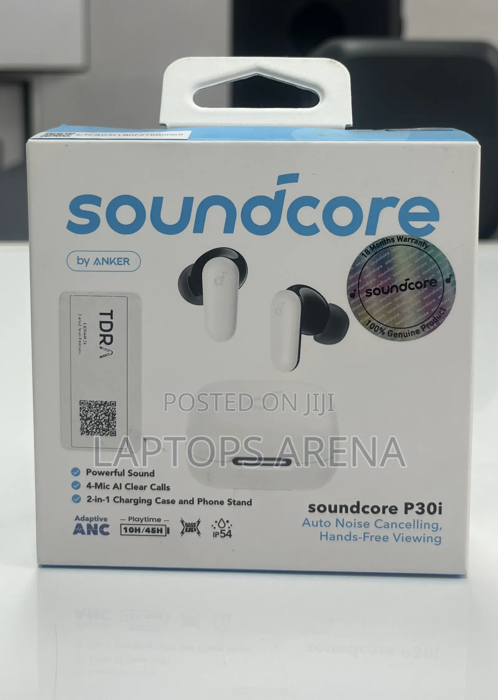 Anker Soundcore P30i With Active Noise Cancellation-White