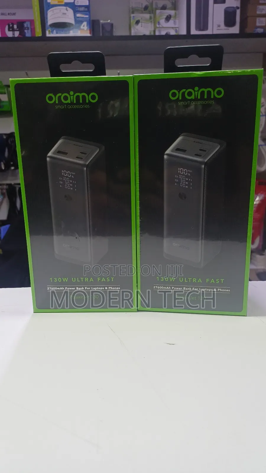 "High-Capacity Oraimo Powerjet 130 W