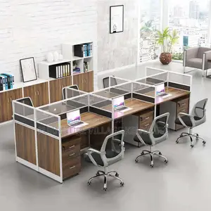 Office Workstation; 4- Persons Face to Face Office Workstation