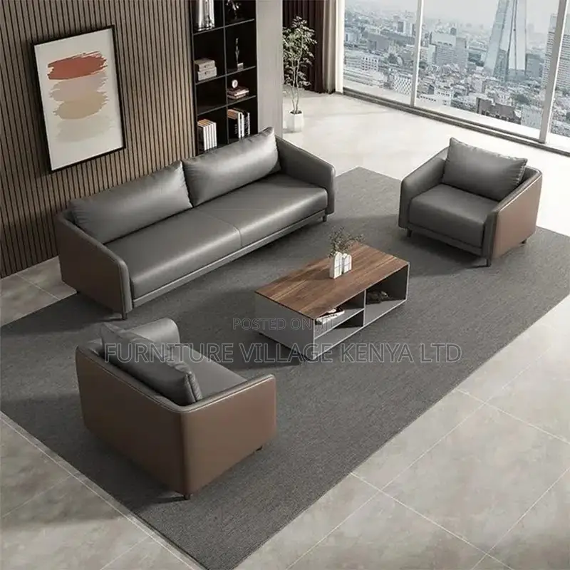 Office Sofa; 5- Seater Luxury Office Receptio Waiting Sofa
