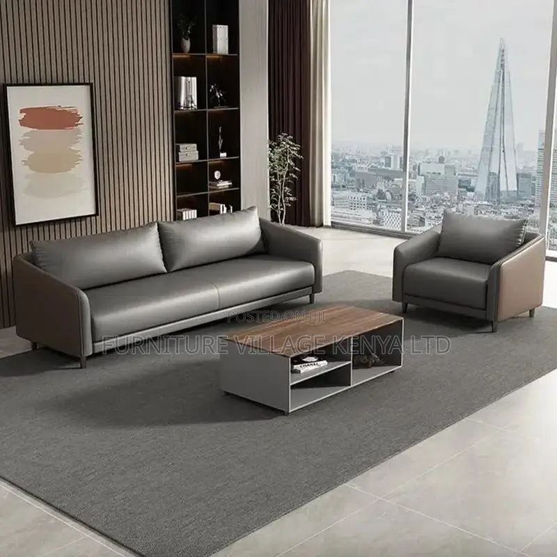 Office Sofa; 5- Seater Luxury Office Receptio Waiting Sofa
