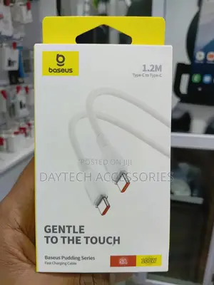 Baseus Pudding Series 100w Type-C to Type-C Fast Charging Data Cable.