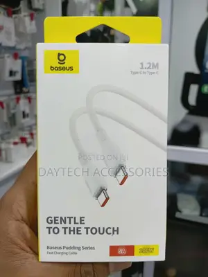 Baseus Pudding Series 100w Type-C to Type-C Fast Charging Data Cable.