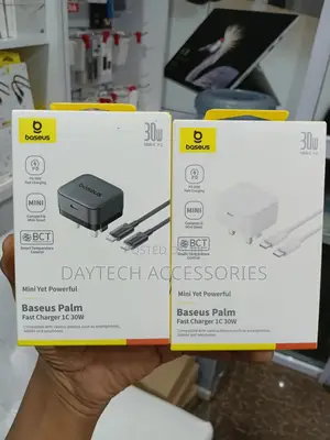 Baseus Palm 30w Pd Type-C Fast Charging Wall Charger .