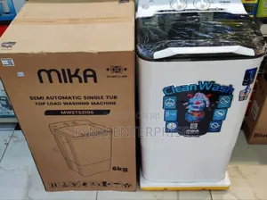 *Mika Washing Machine Top Load Single Tub 6kg