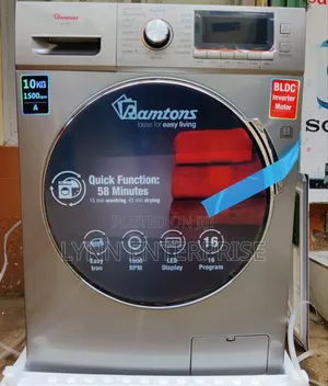*Ramtons Washing Machine 10kg Washer+ 7kg Dryer Rw160