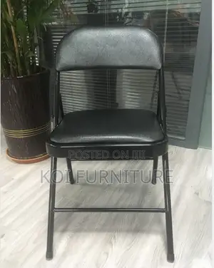 Office Chair : Foldable Pu Leather Padded Chair