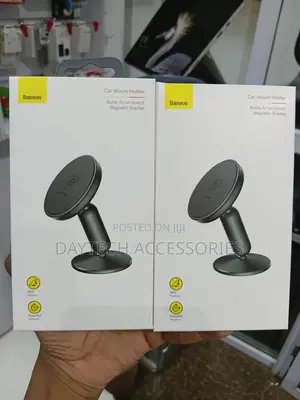 Baseus Magnetic Car Phone Holder for Dashboard 360° Rotation - Black