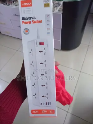 10 Ac Outlets Power Strip (3usb-C 3usb-A) Ldnio Sc10610c Eu Plug