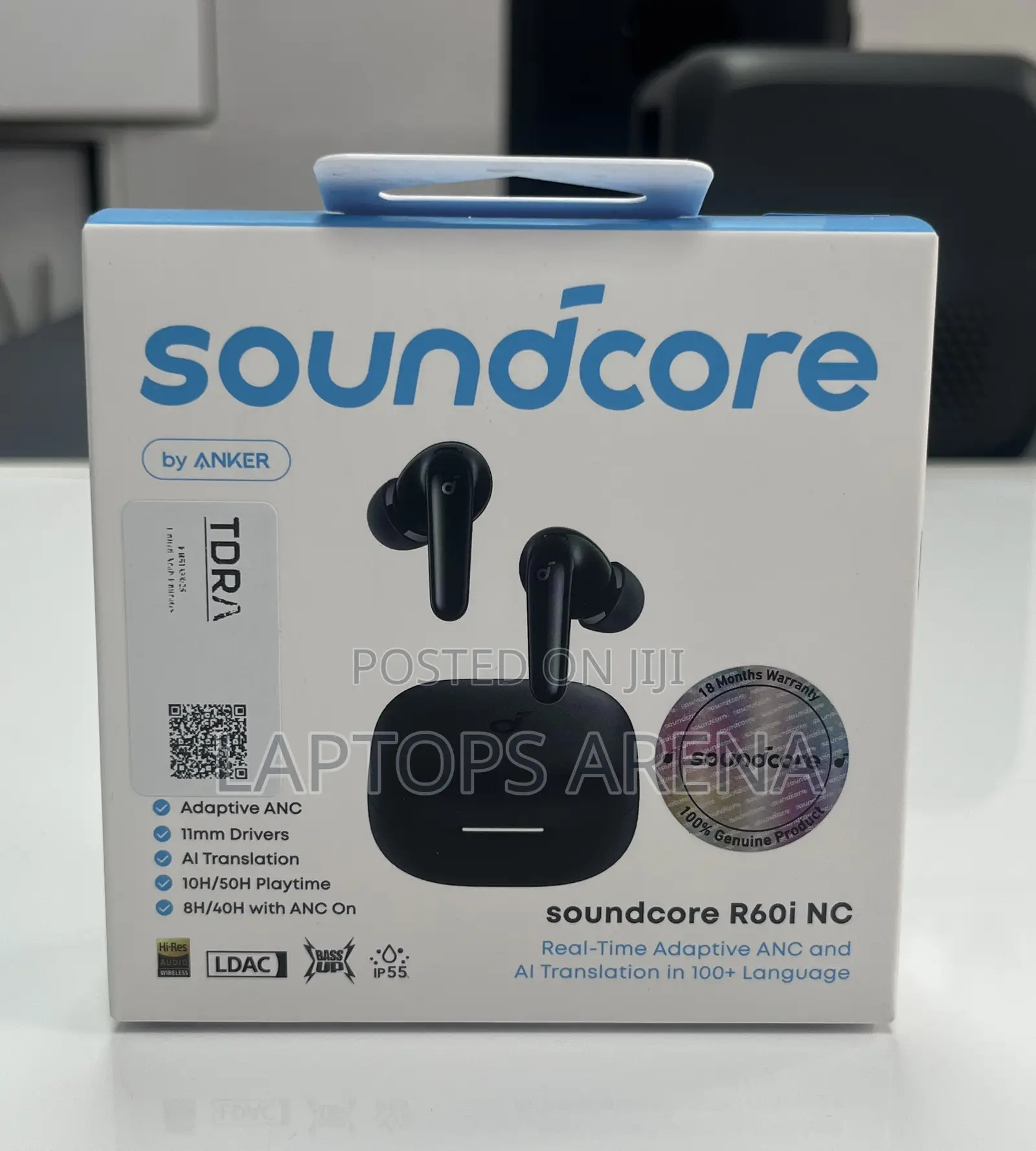 Anker Soundcore R60i Nc Wireless Earbuds-Black