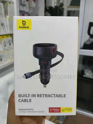 Baseus Enjoyment Pro Retractable Usb-C Car Charger 60w