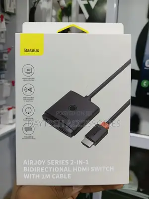 Baseus Airjoy 2-in-1 Hdmi Switch - Black