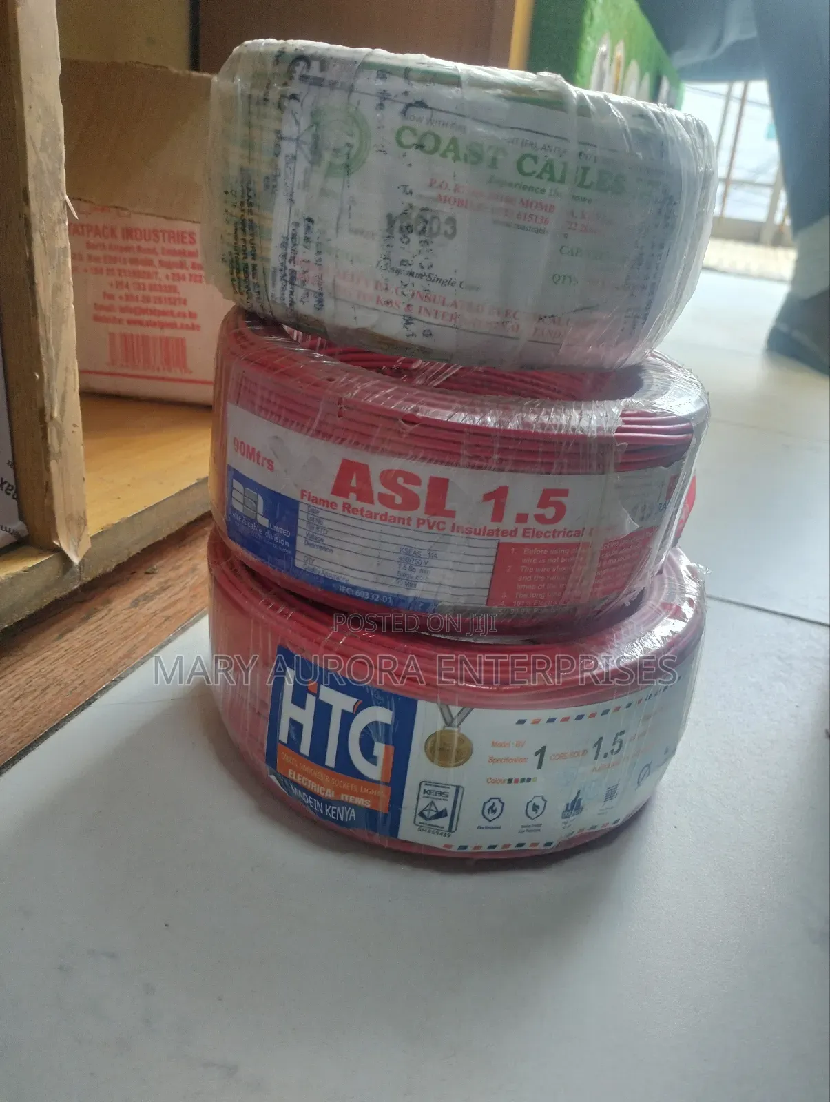 1.5mm Pure Copper Cables/Local Cables