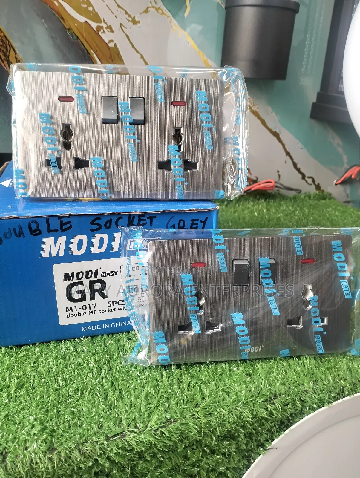13amps Twin Socket (Grey)