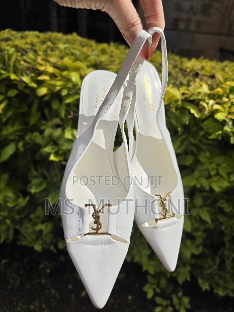 Designer ( Ysl ) Ladies Sling Back Pumps Size 37-42