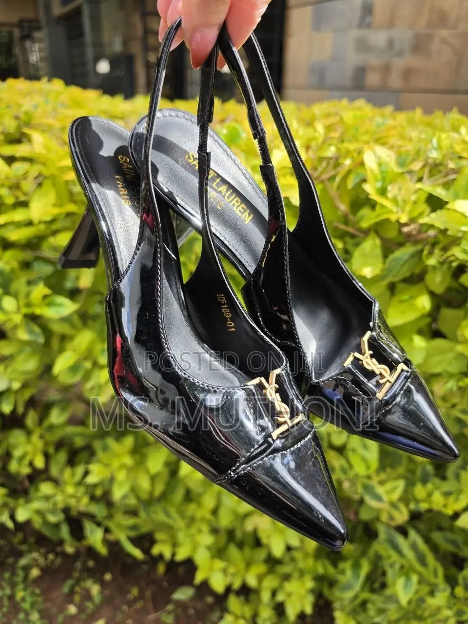 Designer ( Ysl ) Ladies Sling Back Pumps Size 37-42