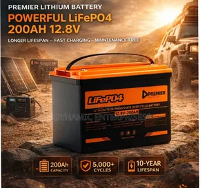 Premier 12.8v 200ah Lifepo4 Lithium Iron Phosphate Deep Cycle Battery