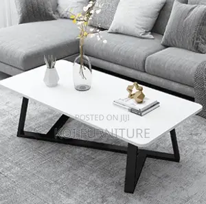 Home Table; Elegant Rectangular Center Table With Premium Finish