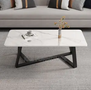 Home Table; Elegant Rectangular Center Table With Premium Finish