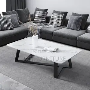 Home Table; Elegant Rectangular Center Table With Premium Finish
