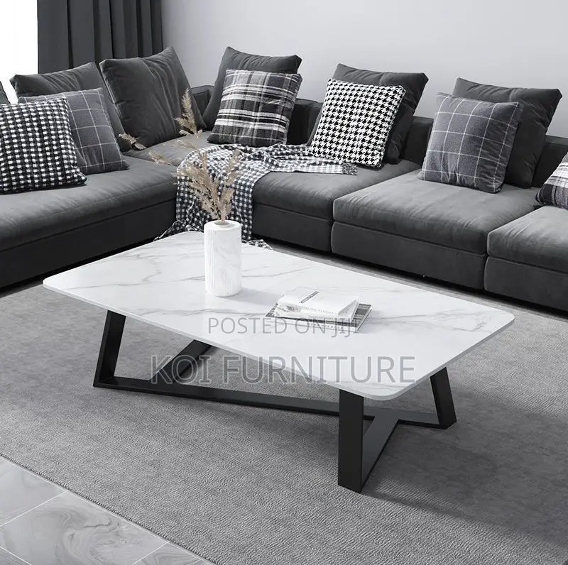 Home Table; Elegant Rectangular Center Table With Premium Finish